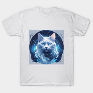 Fantasy Blue Kitty T-Shirt